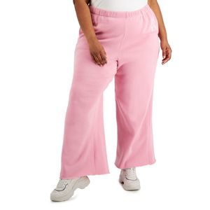 Grayson Threads Black Womens Trendy Plus Size Los Angeles Wide-Leg Pants Size:3X